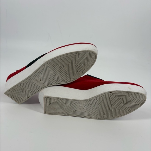 Arche Womens Red Suede Wedge (SB6) - Picture 7 of 9